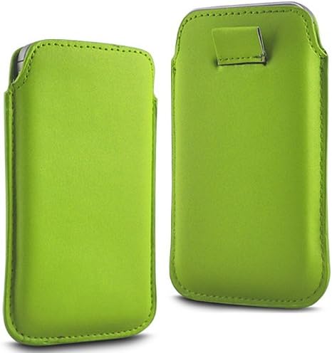 TWIN VALUE PACK - 2 x GREEN SUPERIOR PU SOFT LEATHER PULL FLIP TAB CASE COVER POUCH FOR NOKIA 103 BY N4U ACCESSORIES