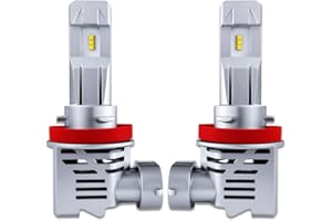 Eseastar H11 H8 H9 LED Headlight All-in-One Bulbs 55W Extremely Bright 8000LM Xenon White 6500K-2 Year Warranty