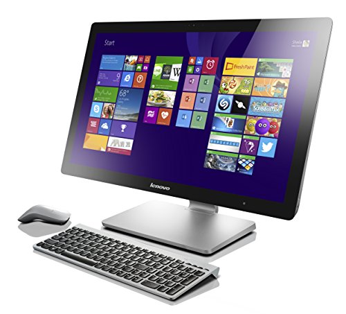 Lenovo A740 68,58 cm (27 Zoll) QHD LED All-In-One Desktop-PC (Intel Core i7-4558U, 3,3GHz, 8GB RAM, Hybrid 1TB HDD + 8GB SSHD, NVIDIA GeForce GTX 840A/2GB, Touchscreen, Win 8.1) silber - 2
