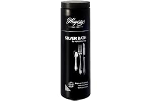 Hagerty Silver Bath Personal Use Bagno detergente antiossidante 580ml I Pulizia efficace su posate in argento o metallo argentato, Cesto per immersione