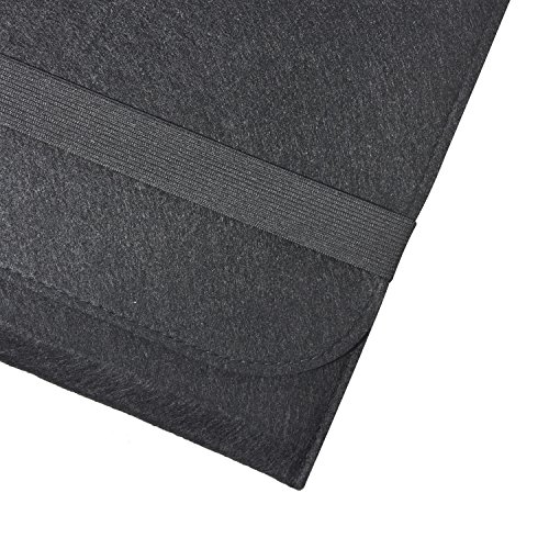 iProtect Schutzhülle Laptop Tasche 15″ Zoll Filz Sleeve Hülle für z.B. MacBook Pro schwarz - 6