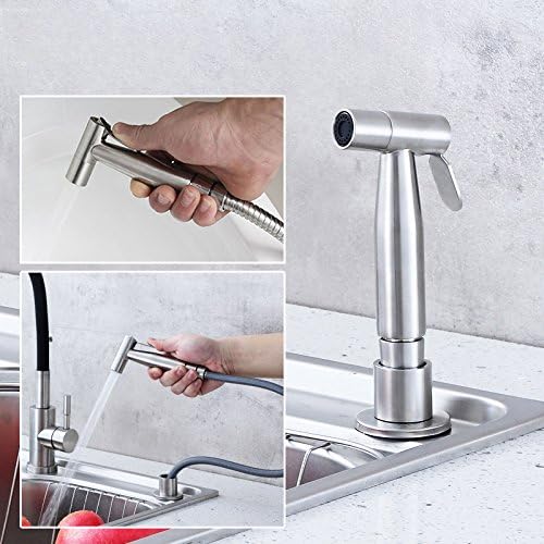 304 Stainless Steel Sink Spray Gun Faucet / Wash Basin Turbocharged Spray Gun / Sink Spray Gun