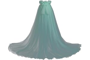 GRACEART Bodas Falda Larga de Mujer Mujeres Puffy Tutu Tulle Falda Playa Baile Fiesta