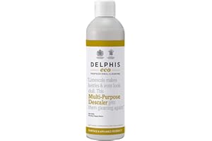 DELPHISECO Delphis EcoMulti Purpose Descaler - Plant-based, Vegan Descaler, Free from Hydrochloric Acid, Enzymes, Formaldehyde, VOCs and APEs, 350 ml