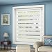 Produktbild OUBO Doppelrollo Klemmfix ohne Bohren 75 x 150 cm (BxH) Weiß Fenster Duo Rollo mit Klemmträgern 75 cm Breit