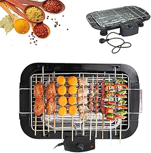 Abhsant Electric Barbeque Grill,Tandoori Maker,Smokeless Barbeque Grill || 2000W,220V || Tabletop Grill for Indoor and Outdoor,BBQ Grill with Adjustable Temperature Control