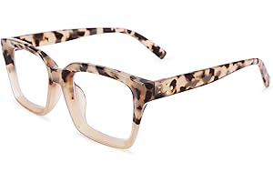 COASION Classic Eyeglasses Clear Lens Square Frame Non Prescription Glasses Fake Glasses Frame Fashion Eyeglasses for Women Men