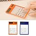 Produktbild Freshsell Mini-Taschenrechner, ultradünn, solarbetrieben, LCD-Touchscreen, 8-stellig