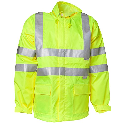 Planam Regen-Jacke "Warnschutz", Größe XL in gelb, 1 Stück, 2062056
