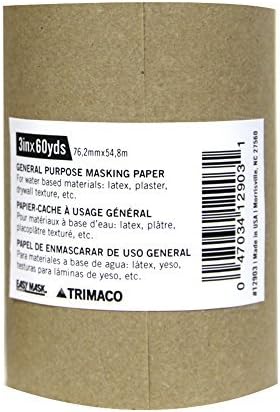 TRI PAPER 12903/B3 3-Inch X 180-Feet General Purpose Masking Paper by TRI PAPER