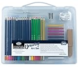 Royal &amp; Langnickel Essentials Clear View Small Case Drawing Art Set (Home)
