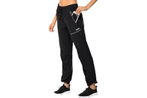 MOCOLY Pantalon Randonnée Femme Léger à Séchage Rapide Imperméable en Plein Air Pantalon Montagne Pantalon Sport Cargo Extensible Pantalon Travail Pantalon Chasse avec Poche Zippée UPF 50