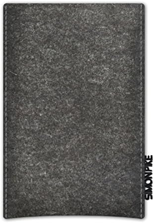 Simon Pike Boston Basic Wool Felt Mobile Phone Case for Huawei Ascend G6 Charcoal