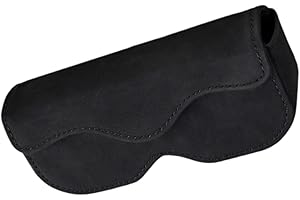 Sharplace Sunglasses Holder for Car Visor, Car Sunglasses Holder, Eyeglasses Storage Organizer, Sunglasses Clip Hard Shell Car Visor Sunglasses Case, Auto Glasses Case,