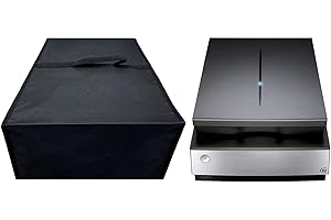 Wanty Black Antistatic Water-Proof Dust-Proof Nylon Fabric Printer Cover Case Protector for Perfection V700 / V750 / Epson Perfection V800 / V850 Pro Photo Scanner