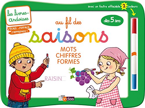 Télécharger Livres-ardoises - Au fil des saisons + 1 feutre 2 couleurs livre En ligne