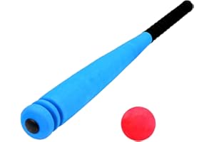SONGERDUO Foam Baseball Bat, Rounders Set, Rounder Bat, Mini Baseball Bat, Kids Soft Baseball Bat, Kids Sponge Baseball Bat, Baseball Bar Stick, with Baseball Anti-Slip Grip for Children Training Practise