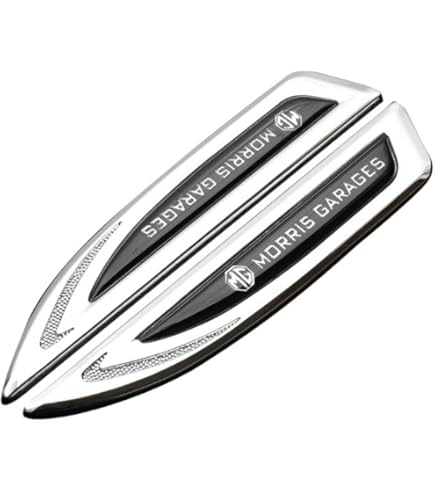 Autocollants Latéraux Logo MG Pour MG3 ZR ZS ES HS - Emblème Métal, Facile à Poser
