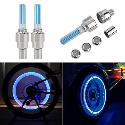 Preisvergleich Produktbild LED-Reifenventil, wasserdicht, für Auto / Fahrrad