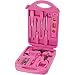 Produktbild CEBEGO Werkzeugbox PINK, 10-teilig,Werkzeugkoffer Damen, Heiomwerker Baumarkt rosa Komplettset