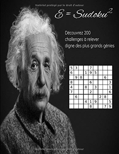 Télécharger E = Sudoku: 200 jeux | livre de Jeu Difficile | Grand format A4 Pour Adultes | Avec Solutions | Nive PDF