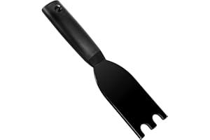 Qianyu Universal Grill Scraper George Foreman Indoor Grills Most Other Indoor Nylon Grills Spatula Cleaner Resistant Grill Scraper Tool with Grooves Heat for Easy Cleaning Comfortable Grip