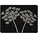 Produktbild 4er Set Tischsets Platzdeckchen PUSTEBLUME Kork grau 40x29cm Creative Tops