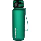 Uzspace 800ml -Yeni Ebat-Boy 25 cm-Tritan Su Matarası Bpa Koku Sızdırma Yok KOYU YEŞİL
