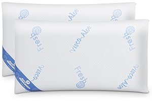 ZZ DON DESCANSO Don Descanso Pack 2 Almohadas Gel Fresh con Copos 100% Viscoelásticos, 70cm, Firmeza Media, Ergonómicas, Adaptables, Termoreguladora, Transpirables, Tejido Strech. Fabricadas en España