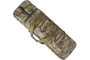QMZDXH 85/100/120Cm Gewehrtasche, Lang Waffentasche Gun Bag Futteral Mit Pouches Compartments Gewehrfutteral Für Gewehr Groß Militär Jagd Flinte Camouflage,100CM