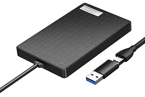 AVIT 500GB External Hard Drive Portable Storage Backup HDD USB-C 3.0 Phone PC Laptop