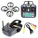 Produktbild BGNing Kingkong ET100 Brushless RC Racing Drohne Quadcopter RTF 100mm FPV 800TVL Kamera VTX und Doppel-Antenne Video Goggles