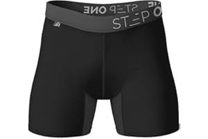 STEP ONE Boys Underwear Boxer Briefs, 1 Pair, Kids Boxers, Moisture Wicking, 3D Pouch +Anti Chafe Bamboo Boys Underpants