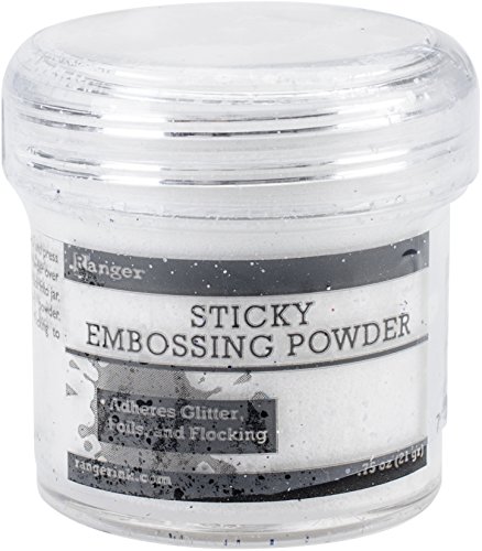 Ranger EPJ35275 Sticky Embossing-Puder, Synthetic Material, weiß, 4.4 x 4.4 x 4.4 cm