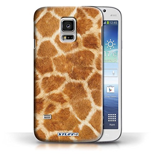 Preisvergleich Produktbild Gedruckt Schutzkoffer Schutzhüllen / Hülle für Samsung Galaxy S5 Mini / Giraffe Muster / Tierpelz Muster Kollektion