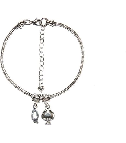 Bracelet Cheville Hotwife Reine De Pique – Or – Style 2 – Chaîne BBC QOS