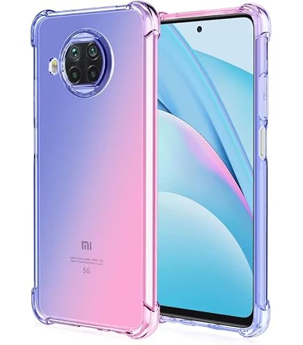 Custodia per Xiaomi Mi 10T/Mi 10T Pro, custodia protettiva in silicone TPU a fantasia con supporto ad anello Colorato