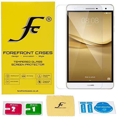 Forefront Cases® [HD KLARHEIT] Gehärtetes Glas Bildschirm Schutz Protektor Folie für Huawei MediaPad T2 7.0 Pro / M2 7.0 [ULTRA DÜNN nur 0.3mm] – 2ER PACK - 8