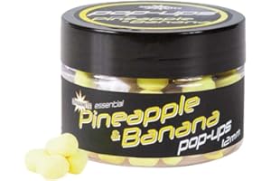 Dynamite Baits Boilies Pineapple e Banana Fluoro Pop Up 12 mm Nessuno Unica