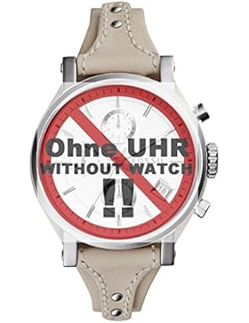 Fossil Uhrband Wechselarmband LB-ES3811 Original Ersatzband ES 3811 Uhrenarmband Leder 18 mm Beige