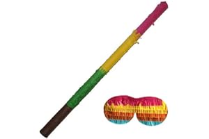 Das Kostümland Pinata Stick with Eye Mask for Birthday Decoration