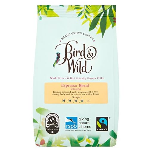 Bird & Wild Signature Espresso Blend, Fairtrade Organic Shade Grown