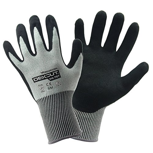 Evilandat-Wonder-Grip-WG-787-Schnittschutz-Arbeit-Handschuhe-Nitril-EN388-Stufe-5-Schutz