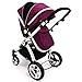 iSafe Trio Pram Stroller 2in1 - Plum (Purple)