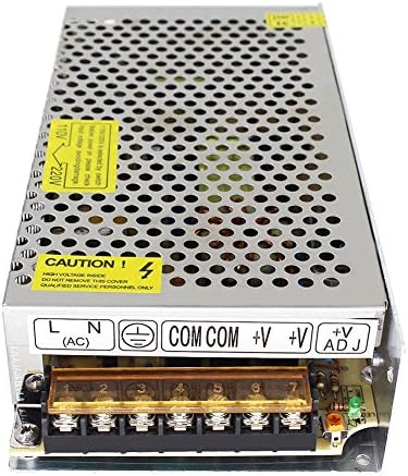 Tesfish 110V/220V AC to 5V 20A 100W DC Universal Switching Power Supply for CCTV,LED strip light