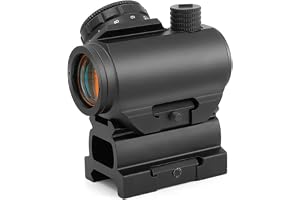Optiskt kompakt rödpunktssikte, 1x 20 mm 2MOA prickat hårkors med hög undersäte