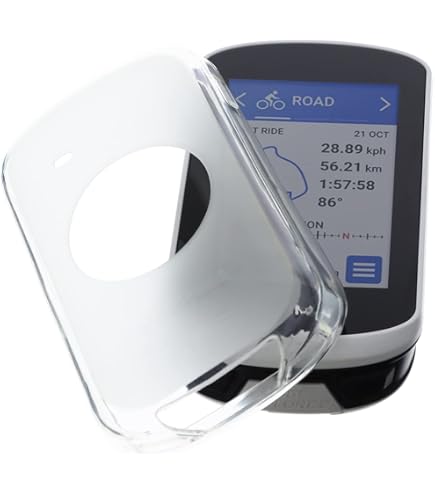 Subtel Custodia In Silicone Per Garmin Edge 800/810 E Touring - Protezione Antiurto Arancione