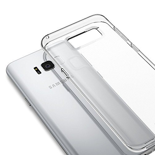 Funda Samsung Galaxy S8 Plus 2017  Ringke  AIR  Ligera como el aire  Carcasa protectora resistente a los ara  azos de TPU transparente ligera y fina - Transparente Clear