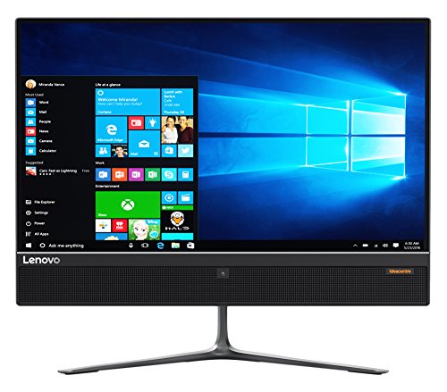 Lenovo ideacentre AIO 510 54,61cm (21,5 Zoll Full HD) All-in-One Desktop PC (Intel Pentium G4400T, 2,9 GHz, 4GB RAM, 1TB HDD, Intel HD Grafik 510, DVD-Brenner, Windows 10) schwarz