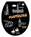 Produktbild WC-Sitz High-Gloss Dekor Hamburg mit Soft-Schließ-Komfort